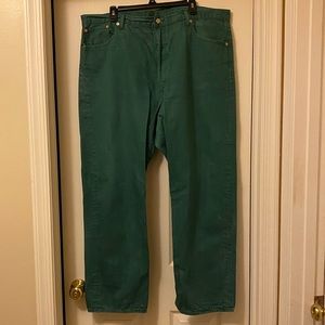 Levi’s 44x32 Green 501 Jeans